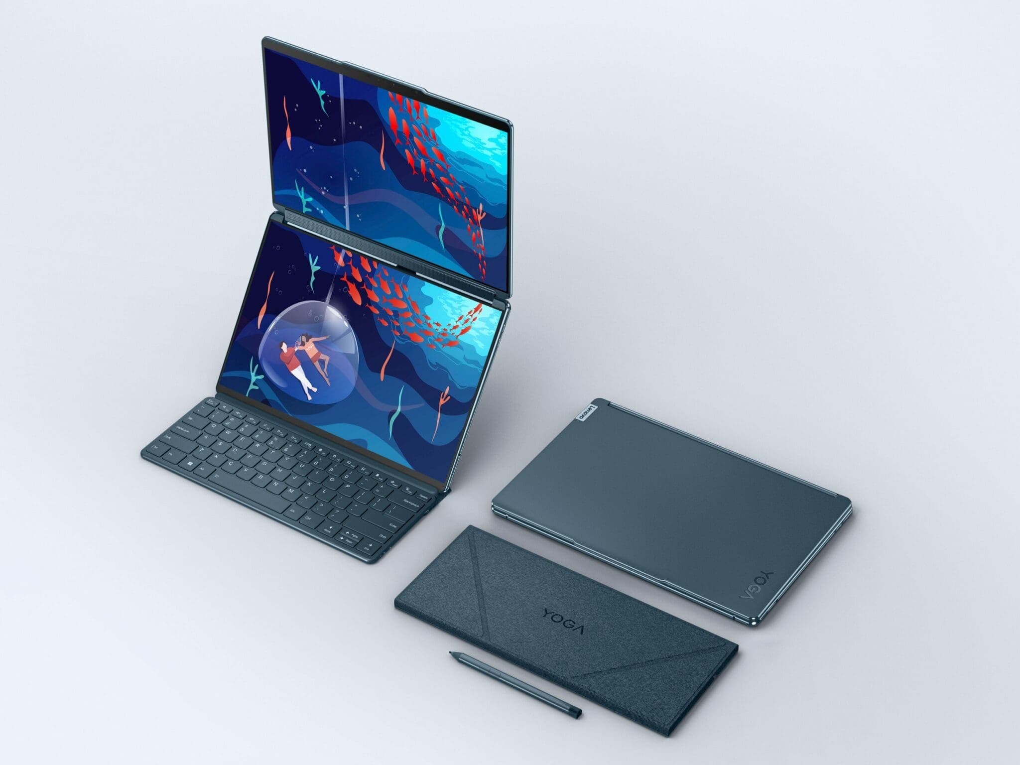 Lenovo Yoga Book 9i dual screen setup