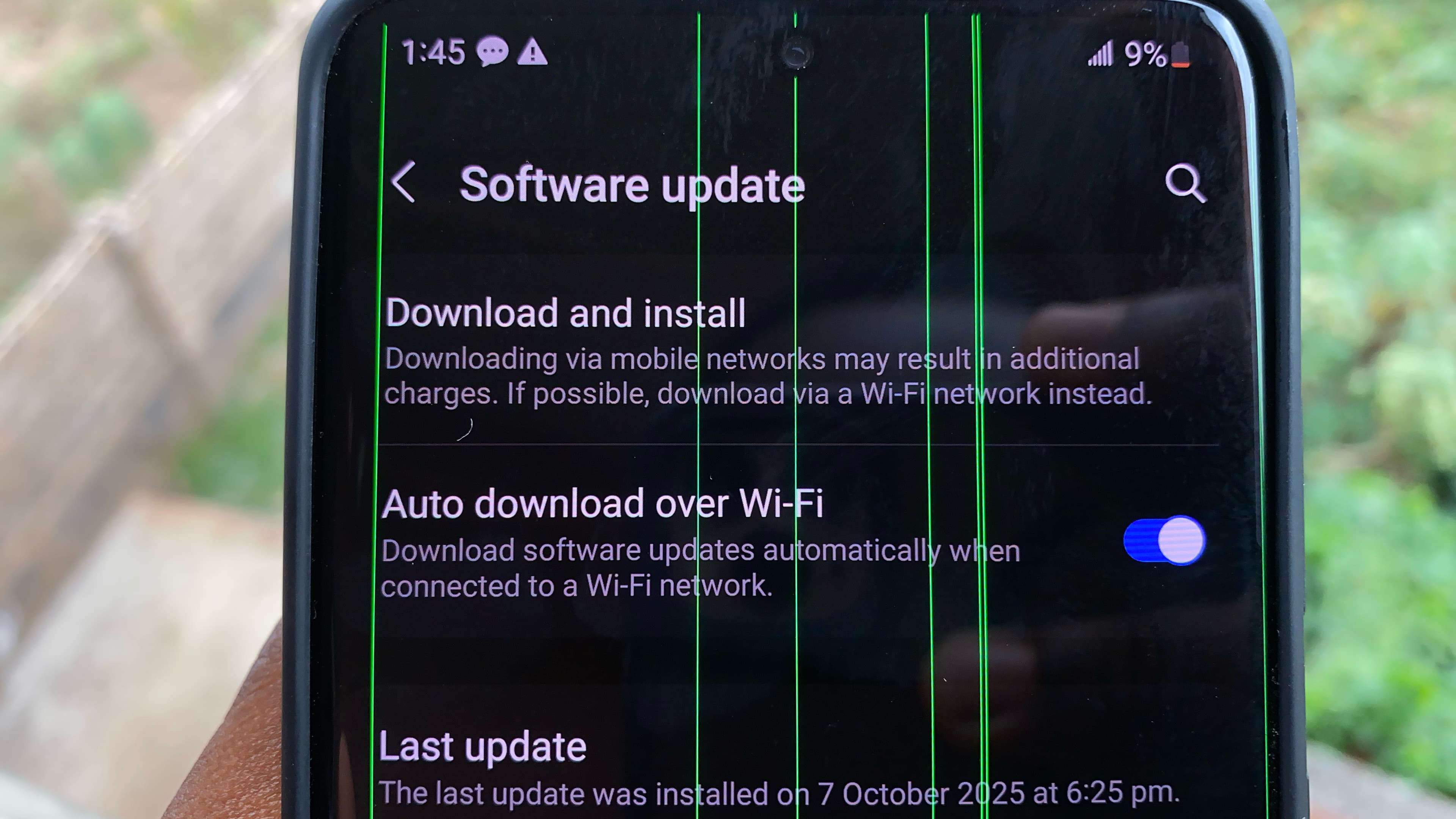 Software Update Page