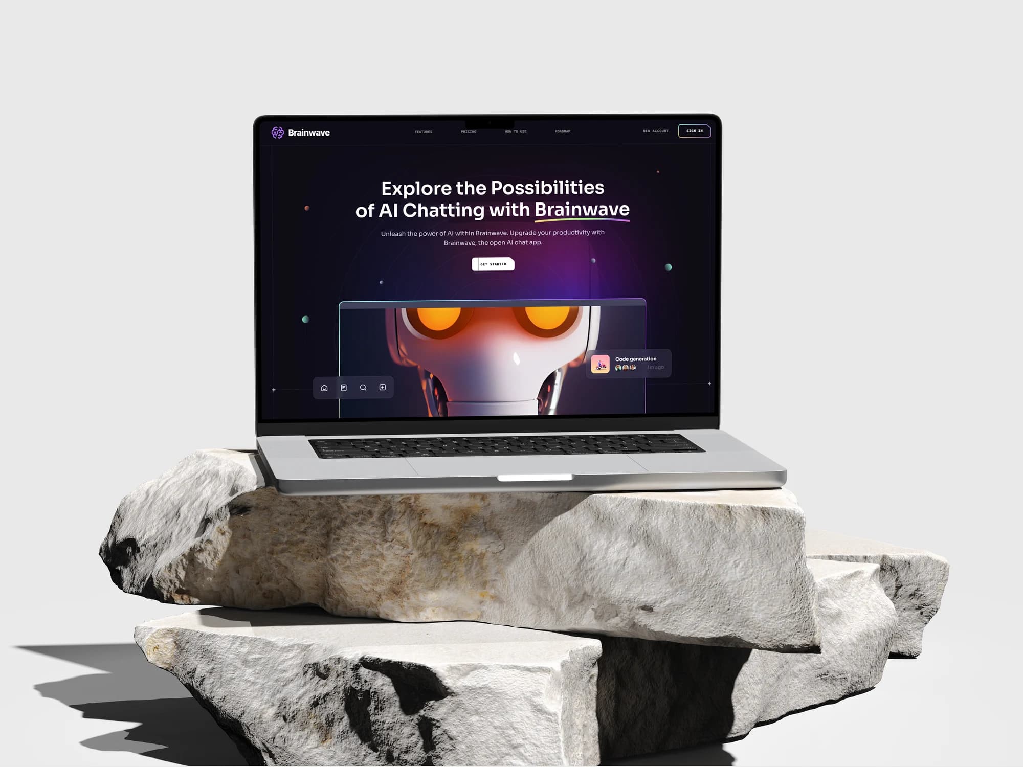 BrainWave website preview